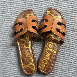 Sam Edelman Tan Bay Slide Sandals